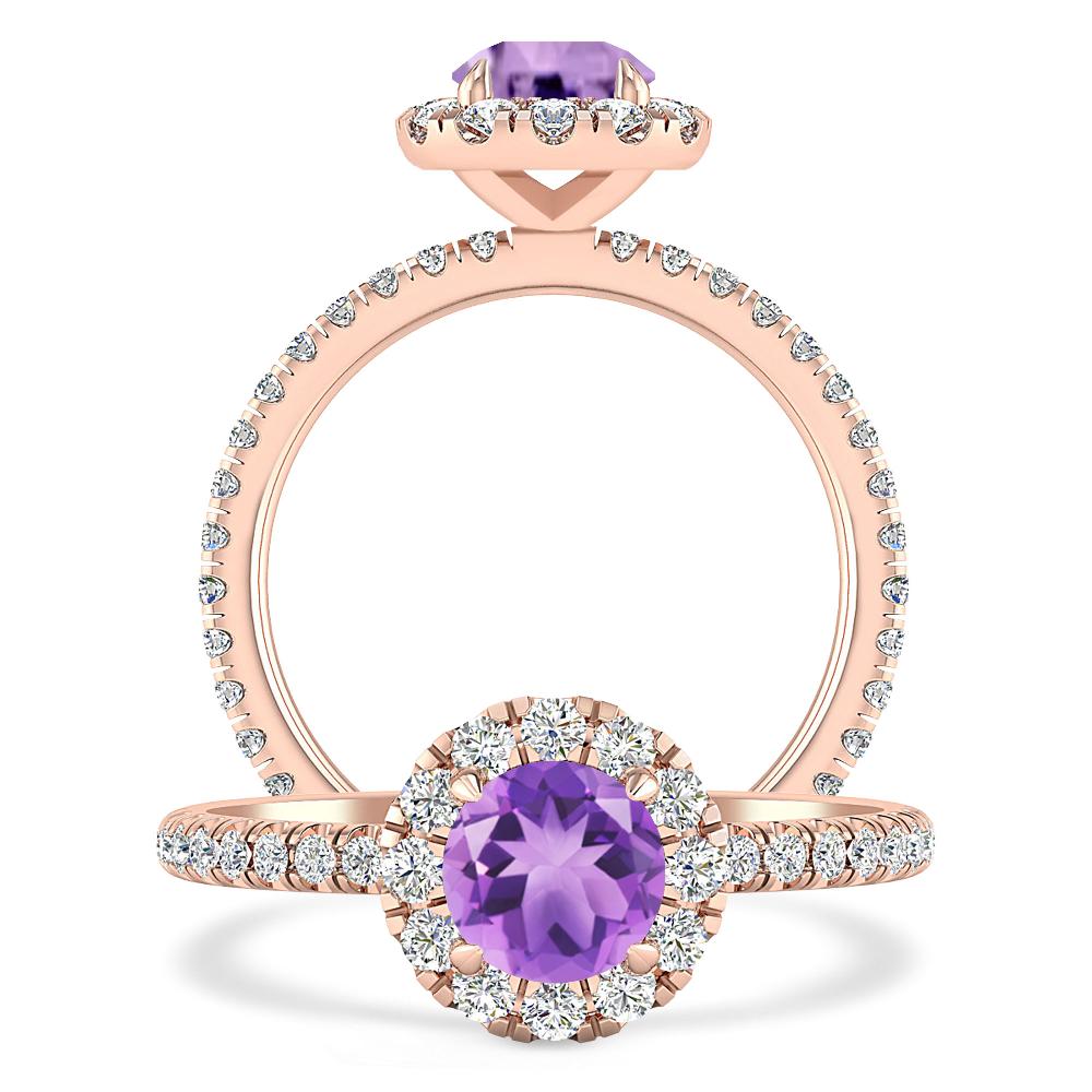 Rose Gold - Amethyst