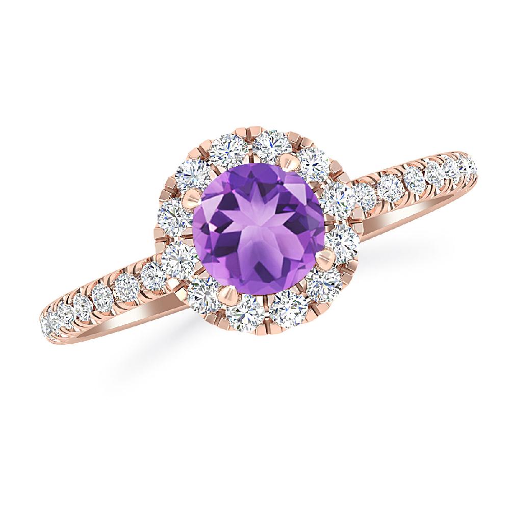 Rose Gold - Amethyst