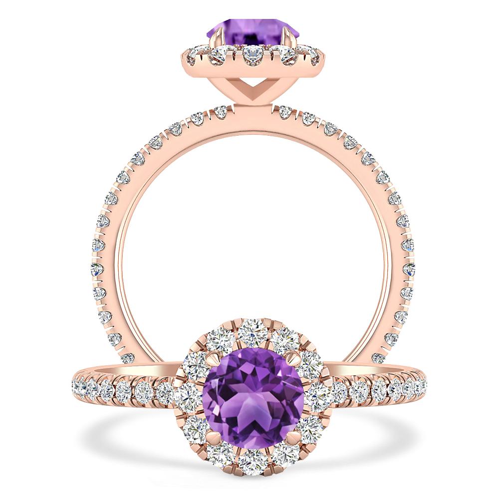 Rose Gold - Amethyst