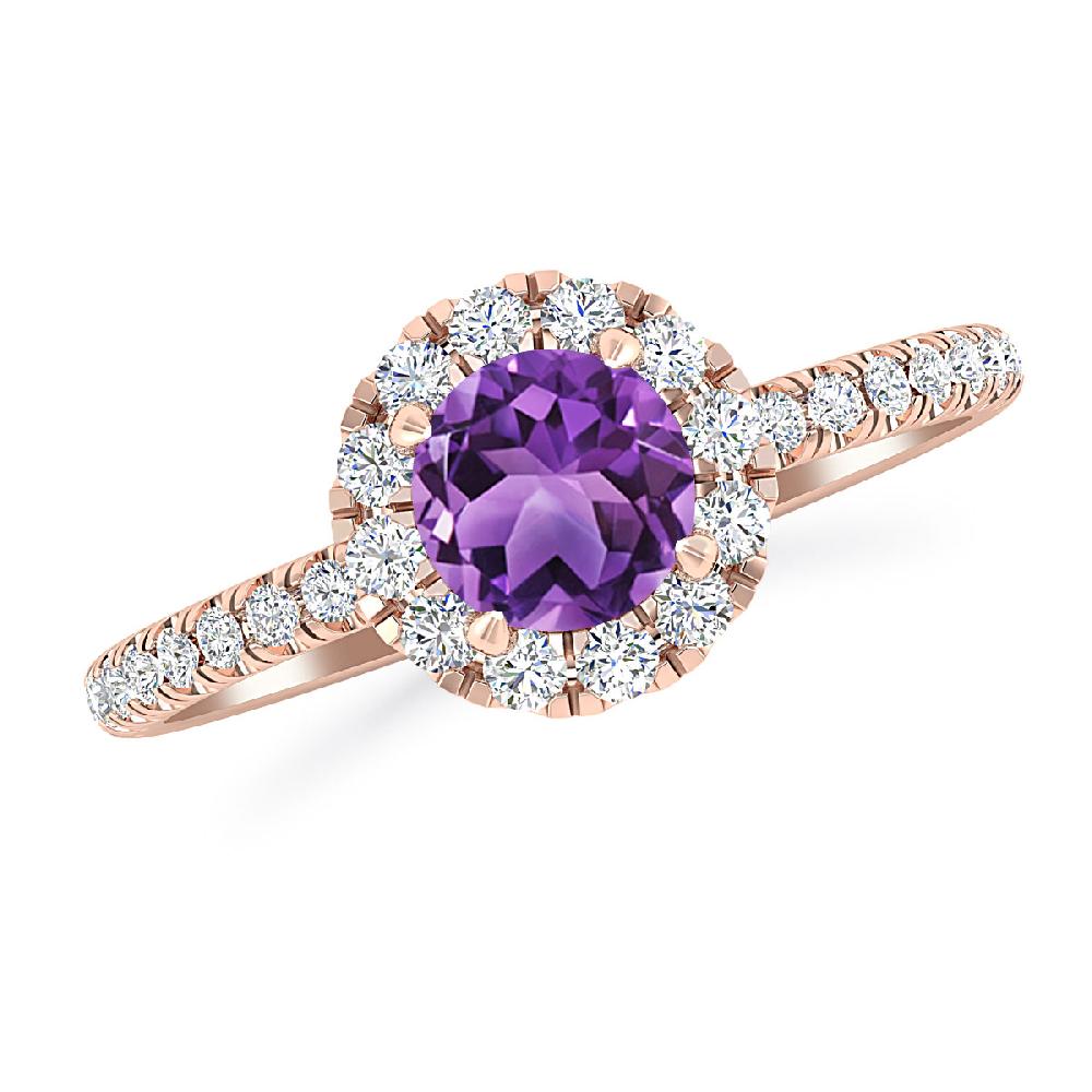 Rose Gold - Amethyst