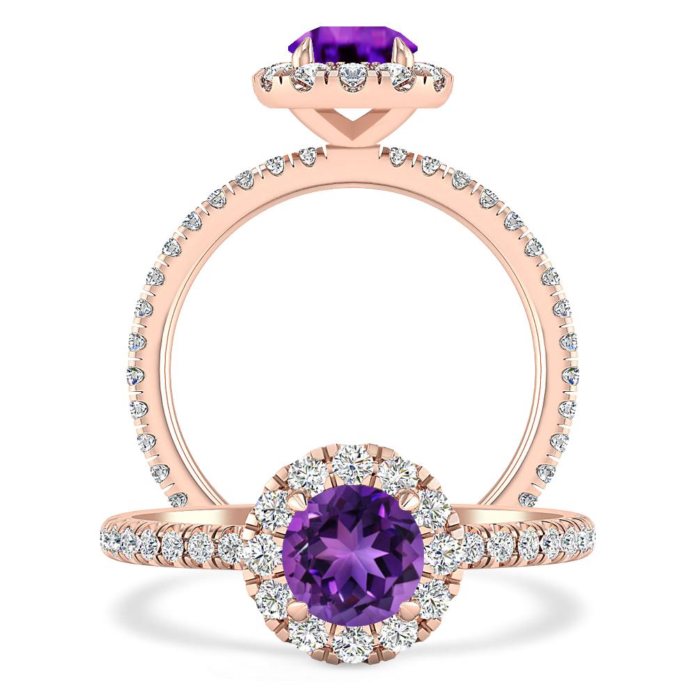 Rose Gold - Amethyst