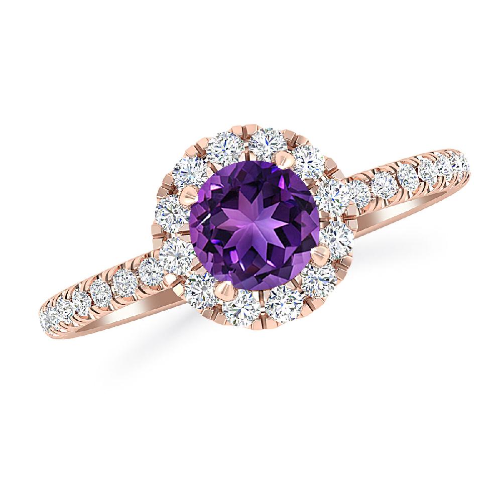 Rose Gold - Amethyst