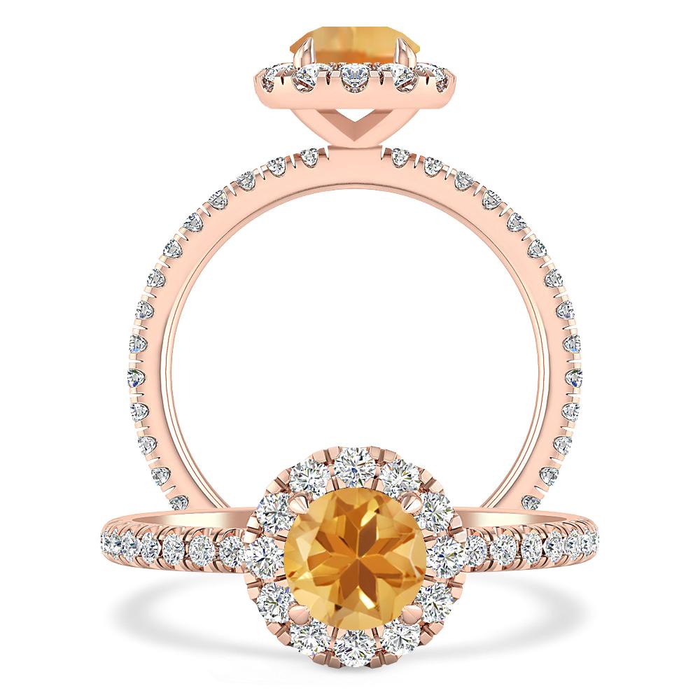 Rose Gold - Citrine