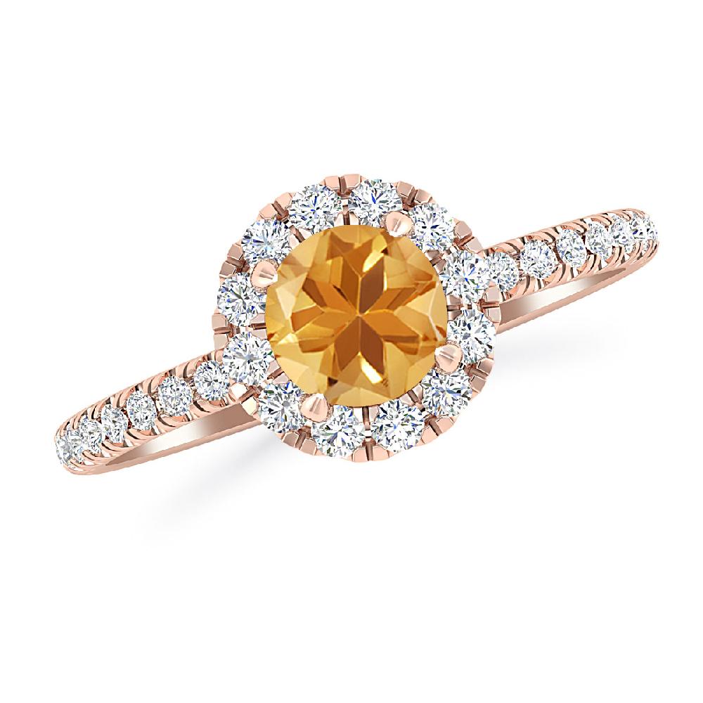 Rose Gold - Citrine