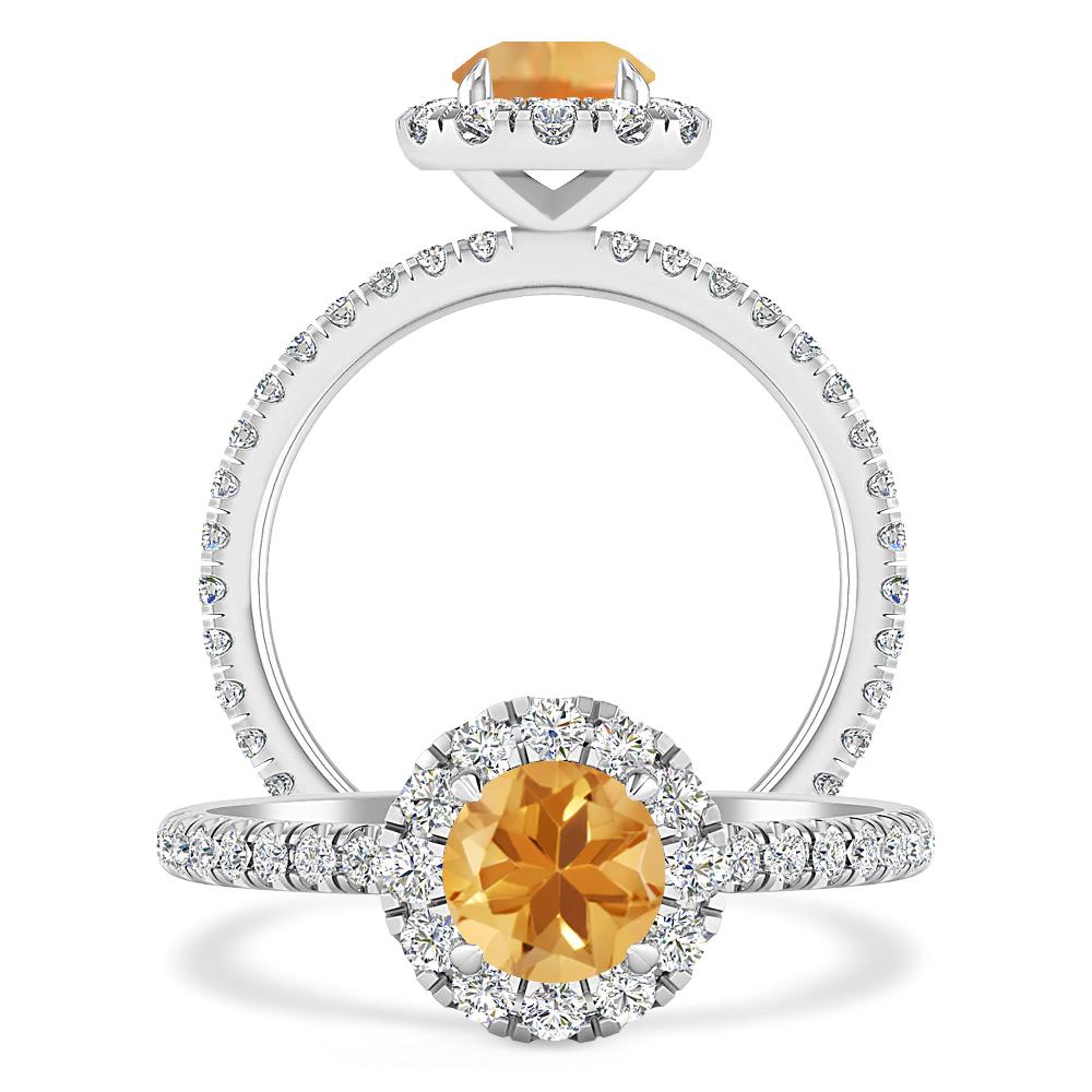 White Gold - Citrine