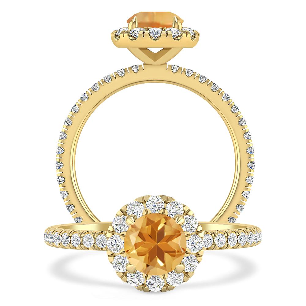 Yellow Gold - Citrine