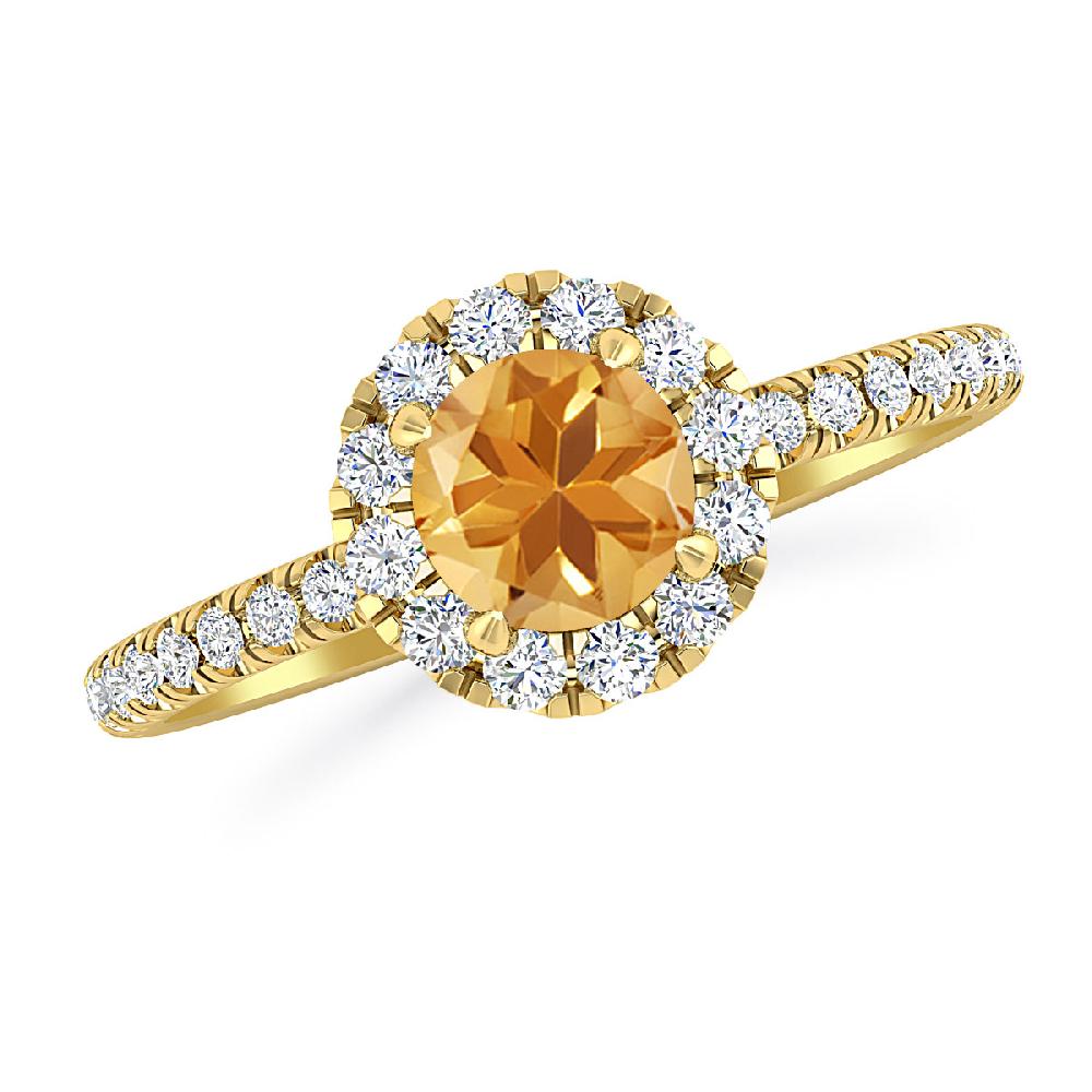 Yellow Gold - Citrine