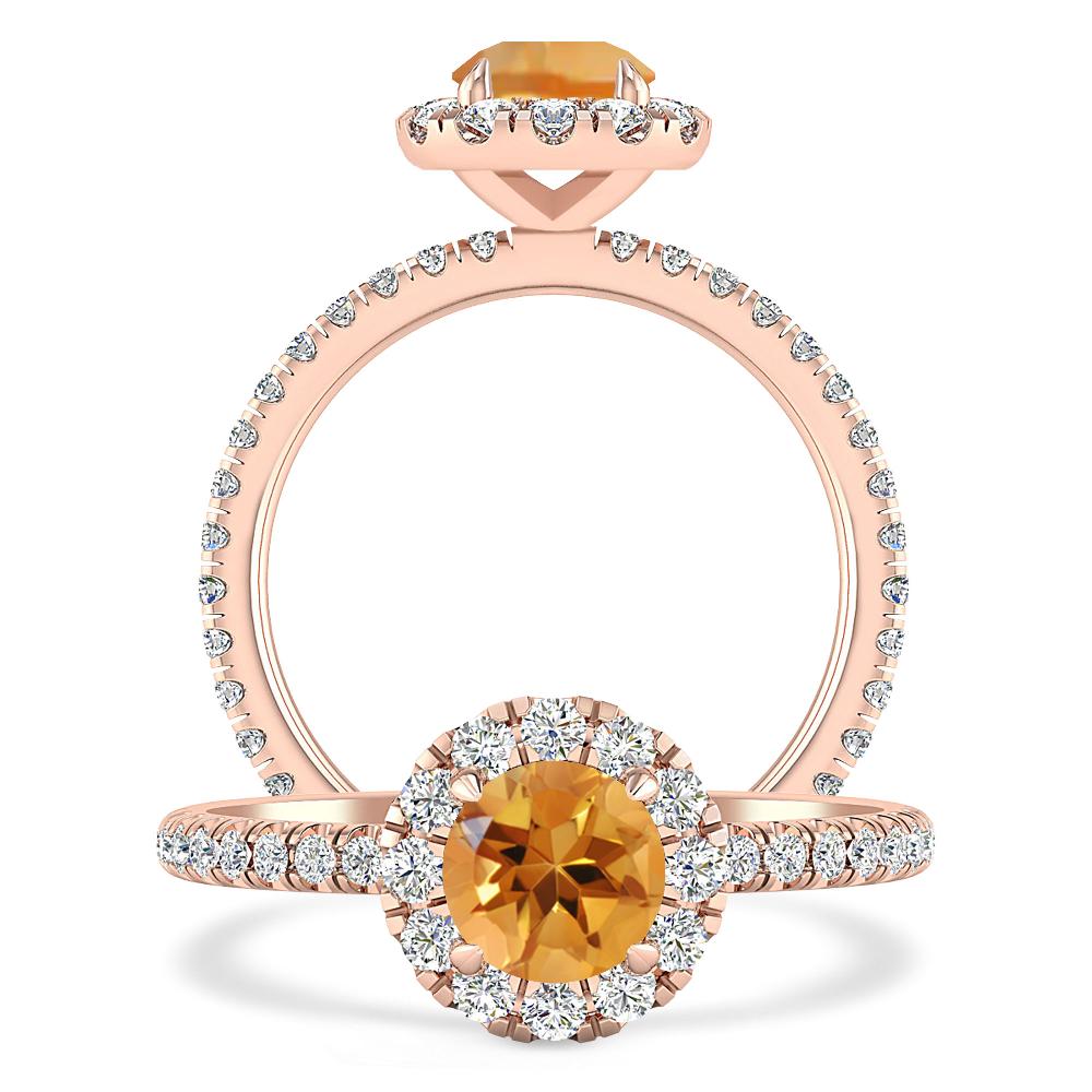 Rose Gold - Citrine