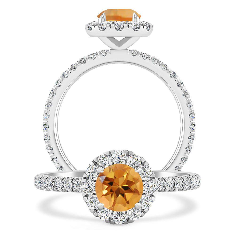 White Gold - Citrine