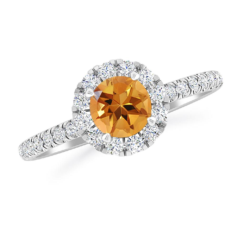 White Gold - Citrine