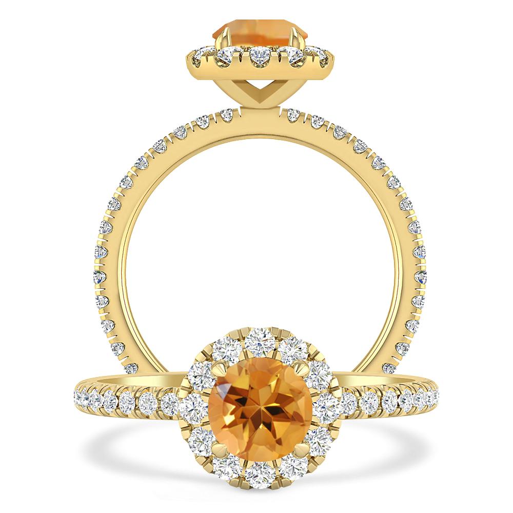 Yellow Gold - Citrine