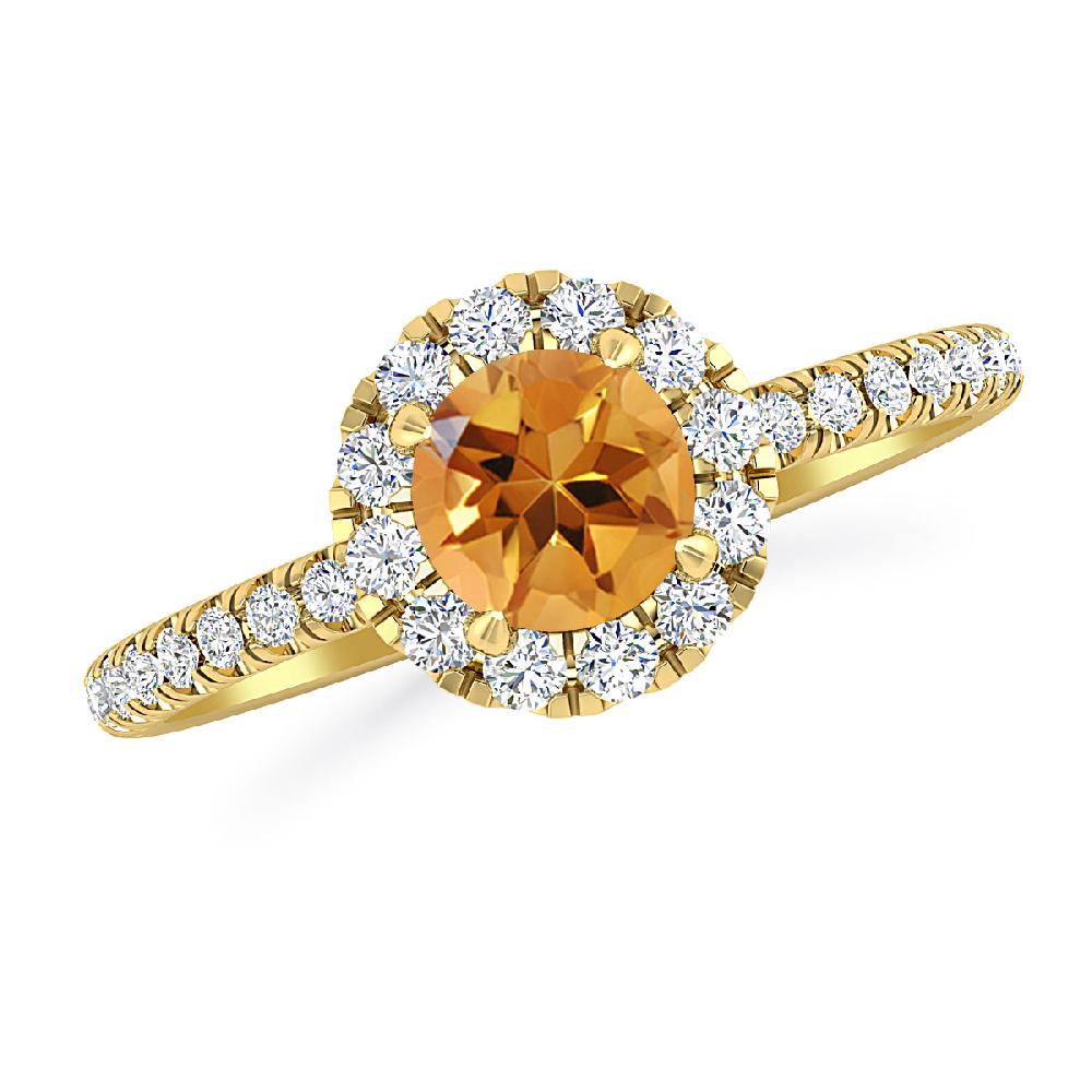 Yellow Gold - Citrine