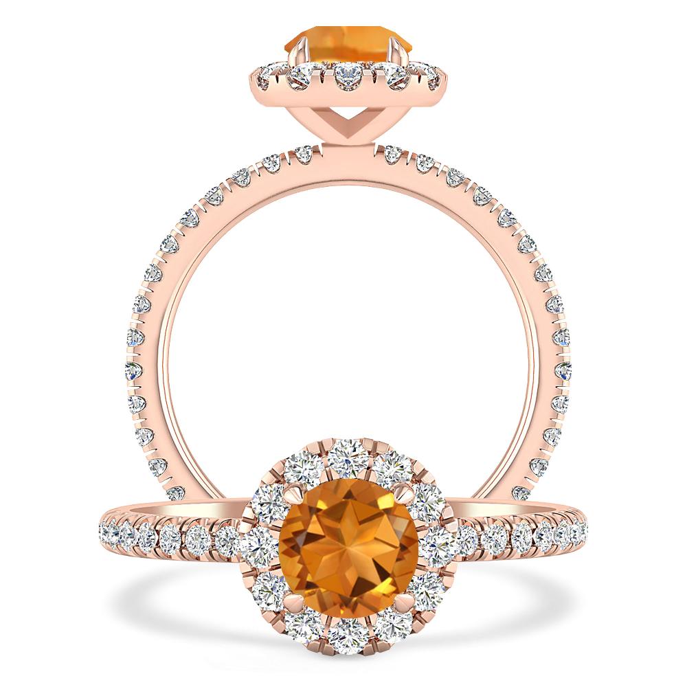 Rose Gold - Citrine