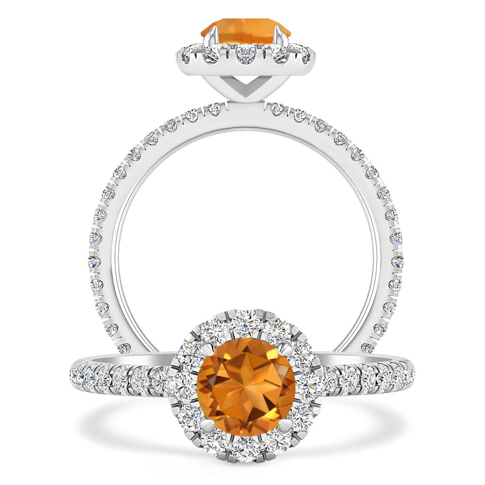 White Gold - Citrine