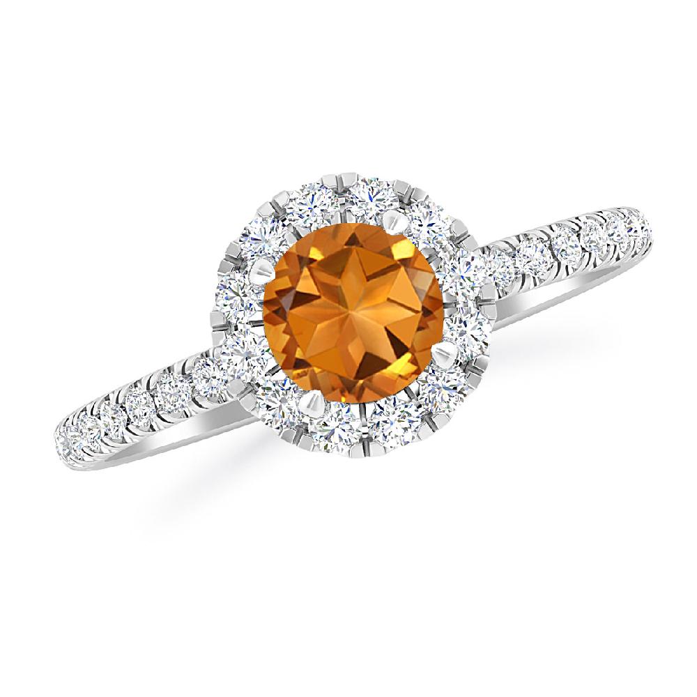 White Gold - Citrine