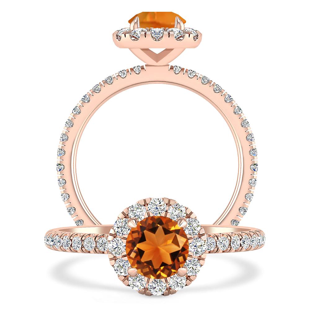 Rose Gold - Citrine