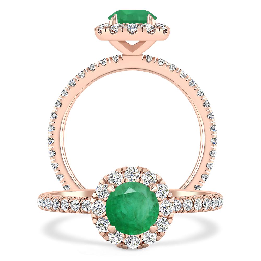 Rose Gold - Emerald