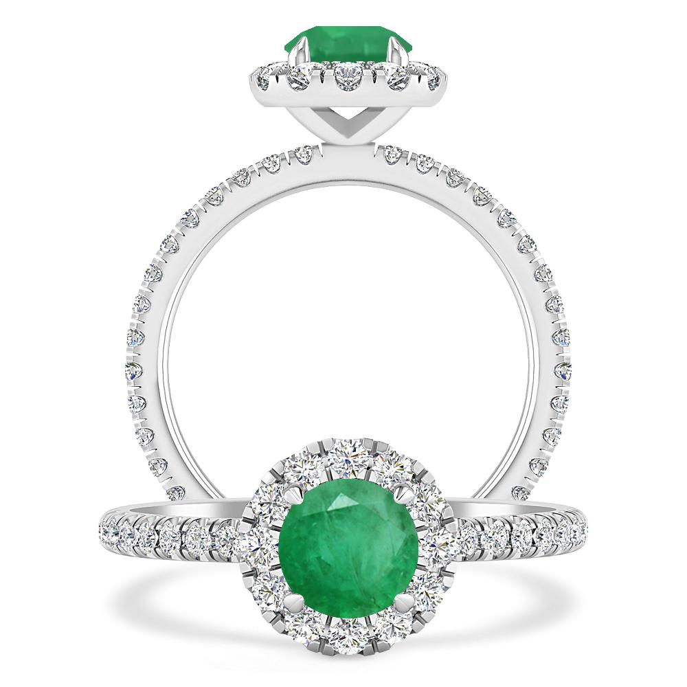 White Gold - Emerald