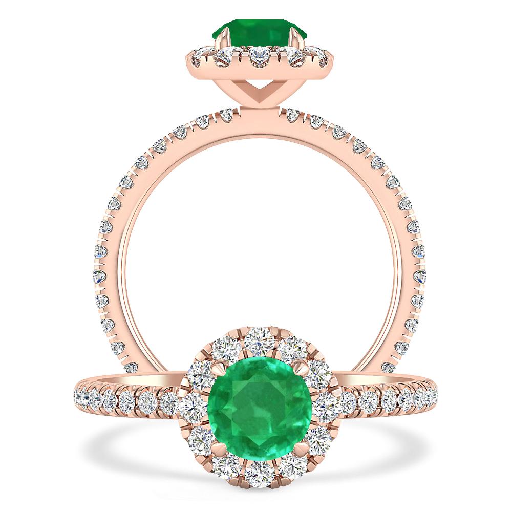 Rose Gold - Emerald