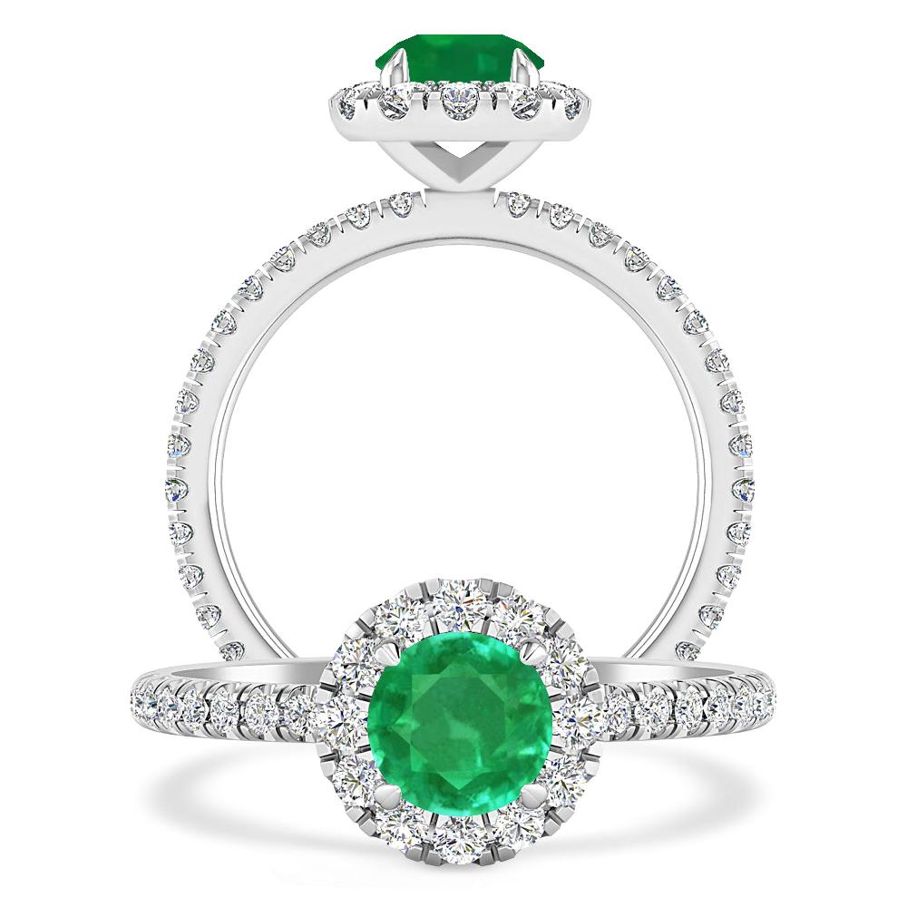 White Gold - Emerald