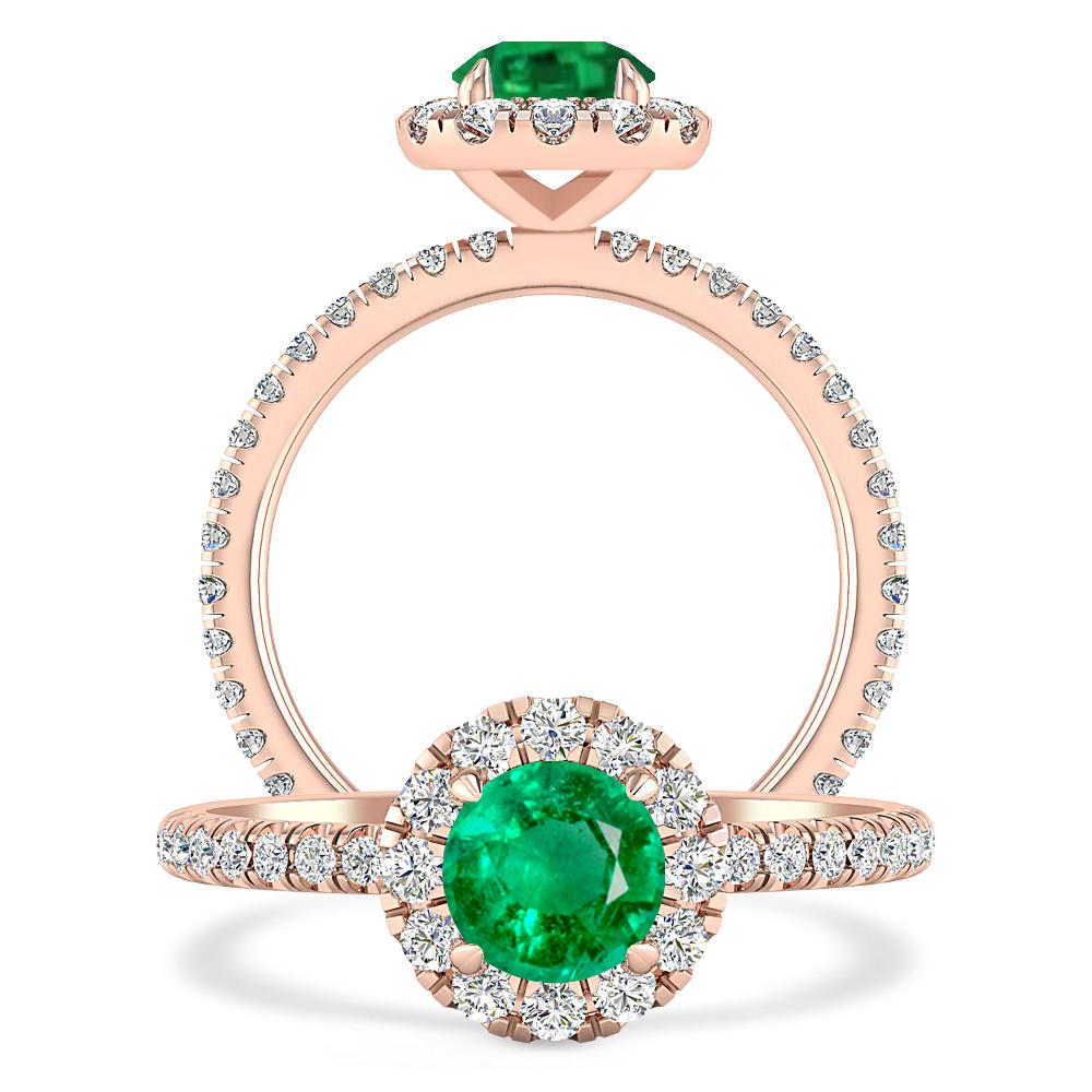 Rose Gold - Emerald