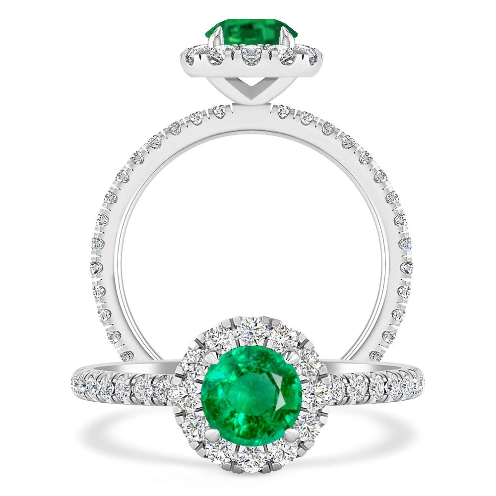 White Gold - Emerald