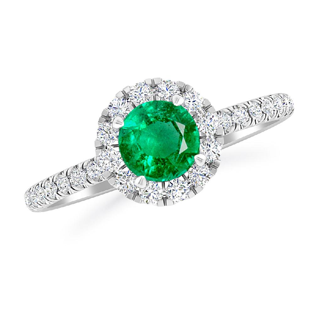 White Gold - Emerald