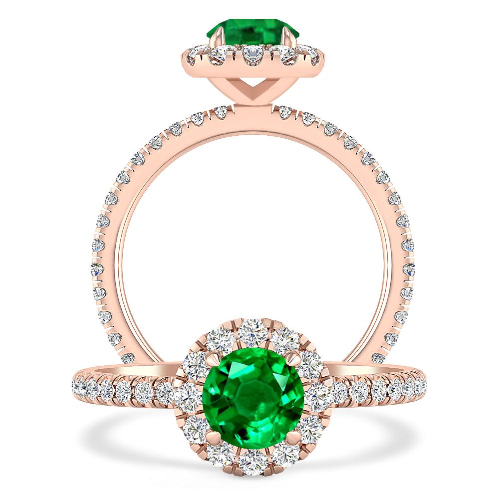 Rose Gold - Emerald