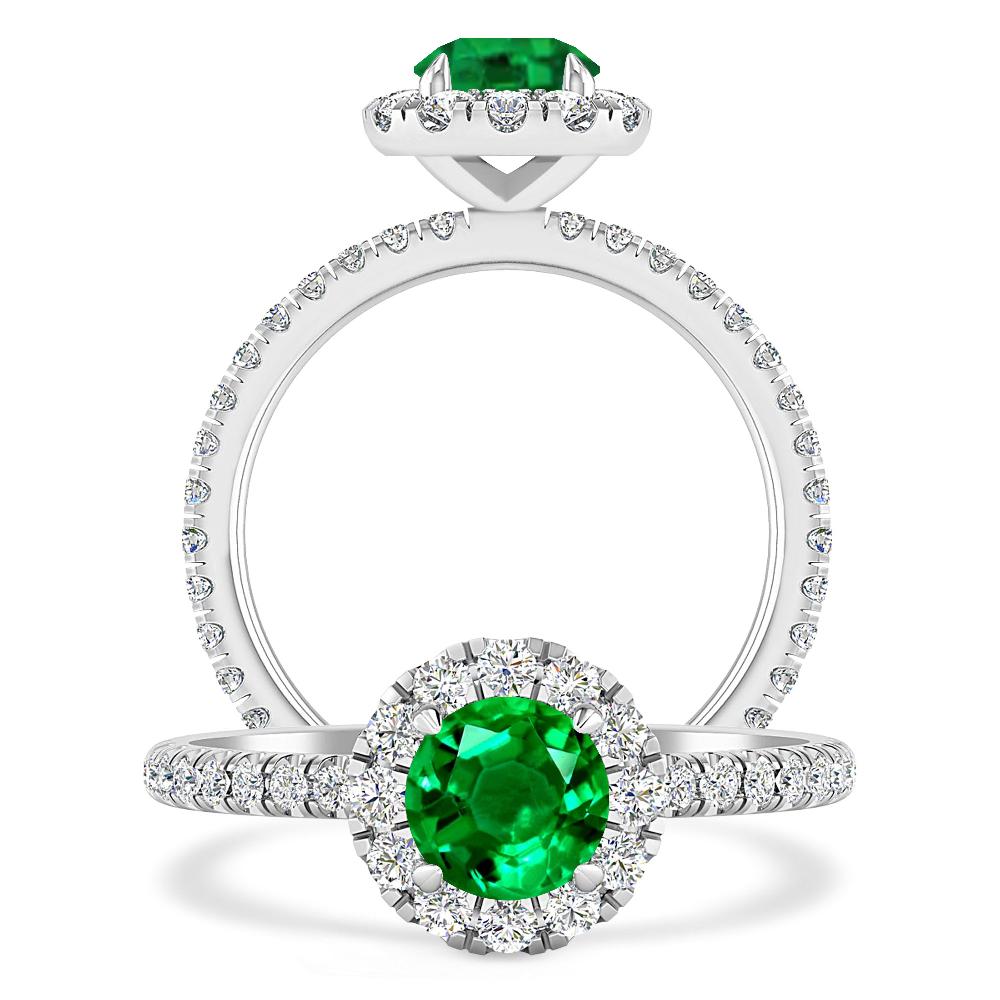 White Gold - Emerald