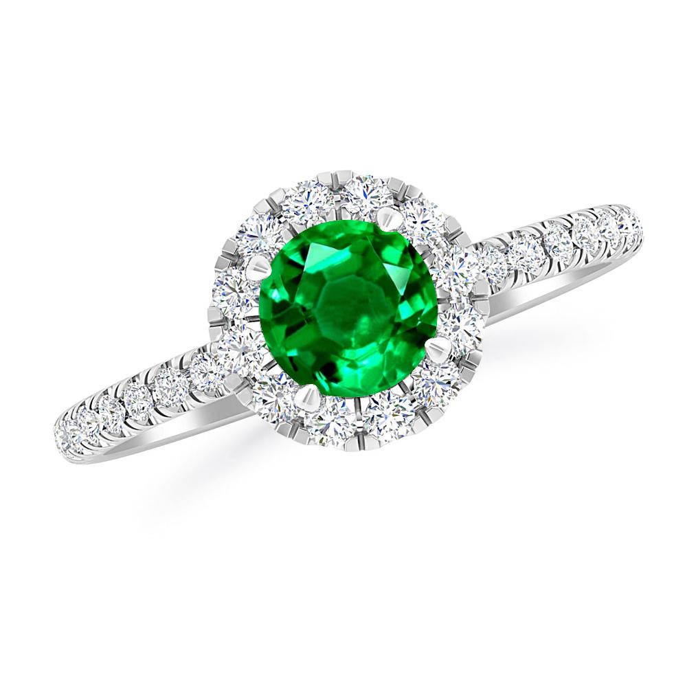 White Gold - Emerald