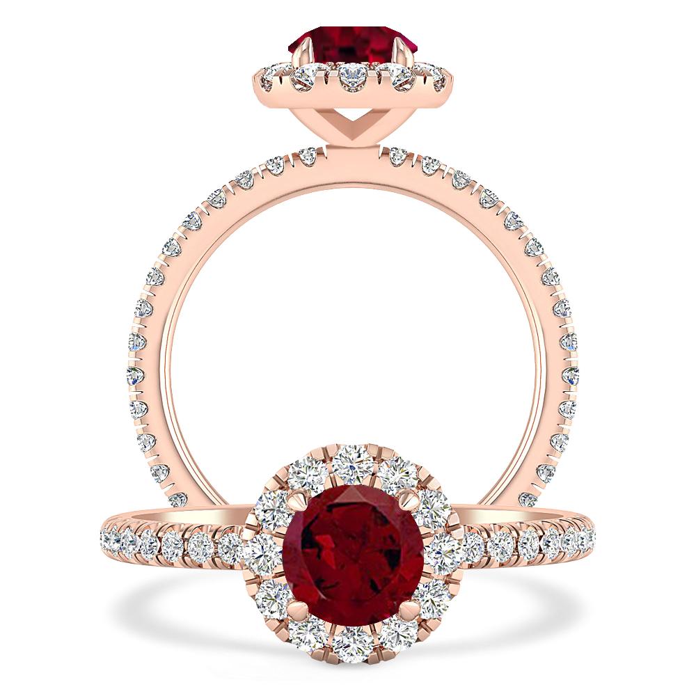 Rose Gold - Garnet