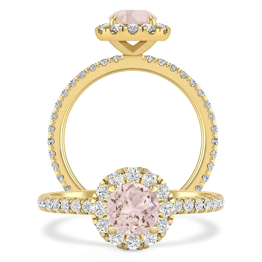 Yellow Gold - Morganite