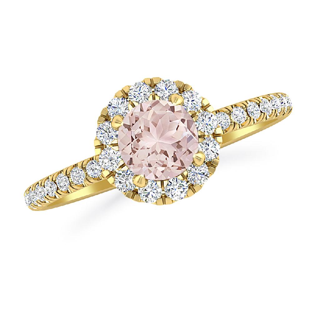 Yellow Gold - Morganite