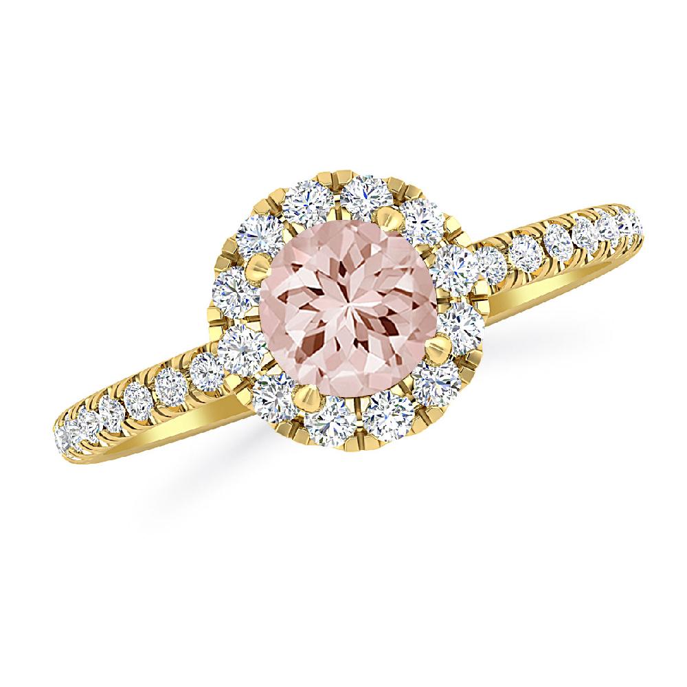 Yellow Gold - Morganite