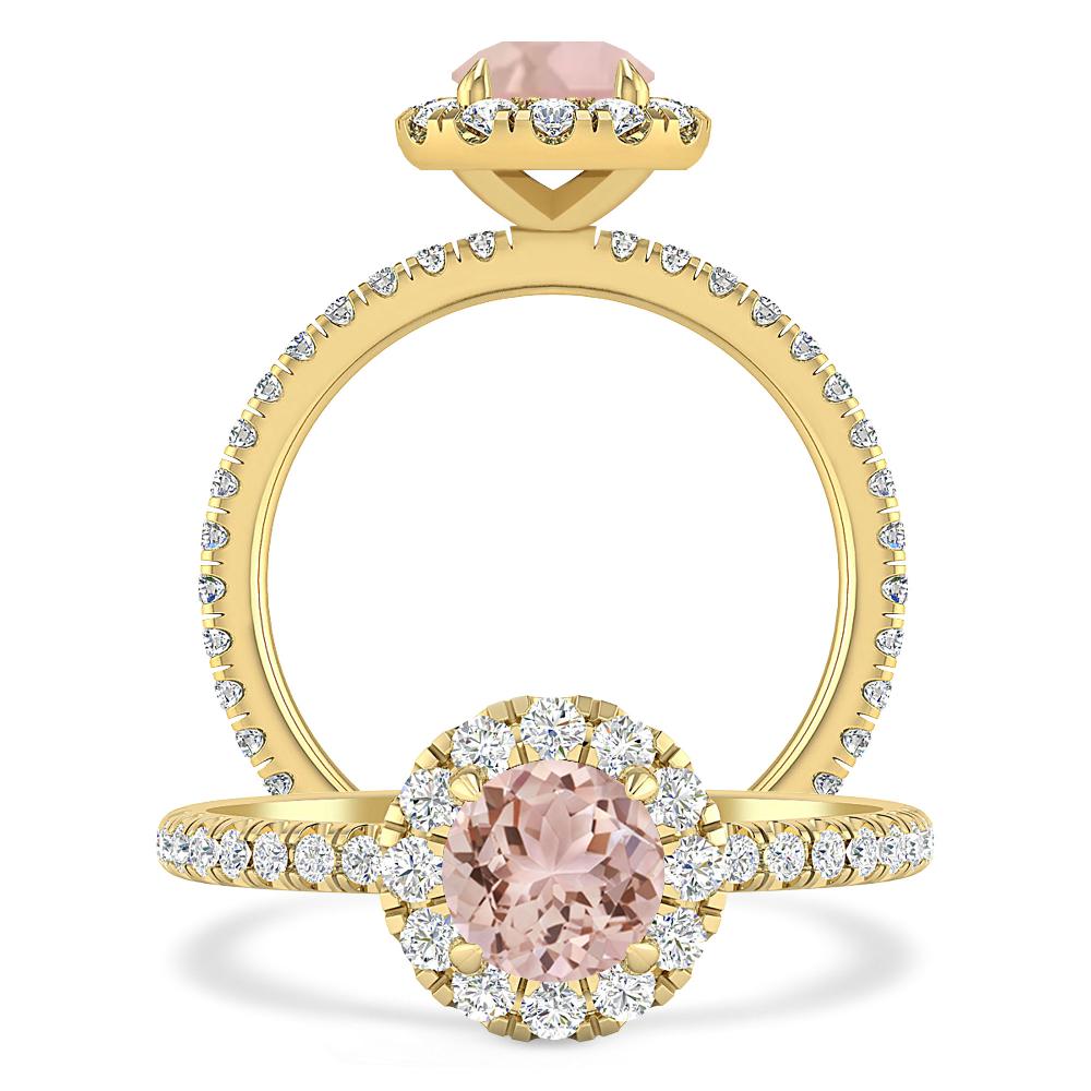 Yellow Gold - Morganite