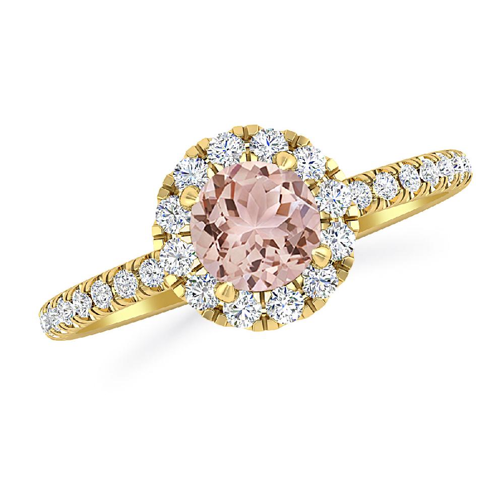 Yellow Gold - Morganite