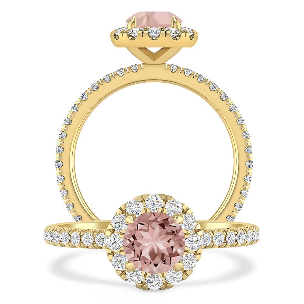 Yellow Gold - Morganite