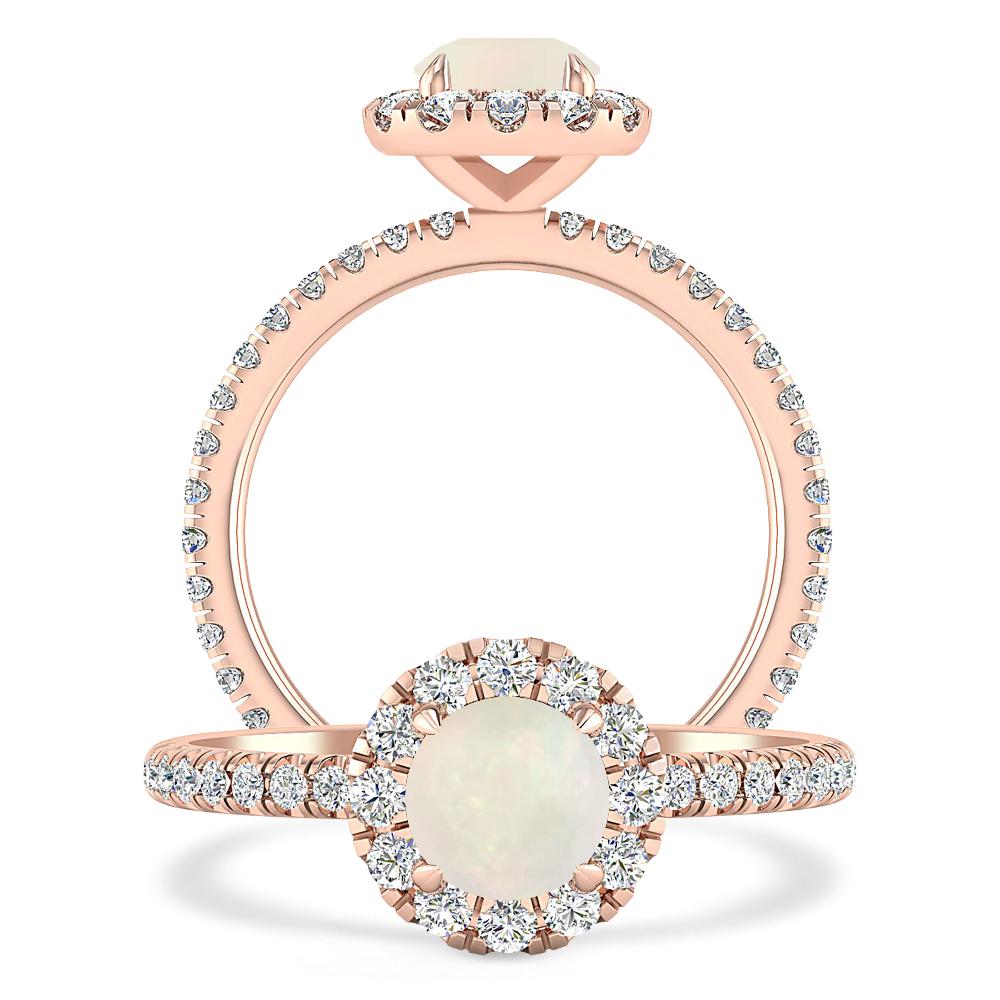 Rose Gold - Opal