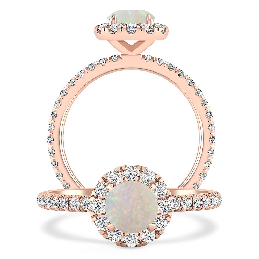 Rose Gold - Opal