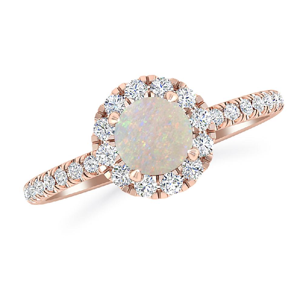 Rose Gold - Opal