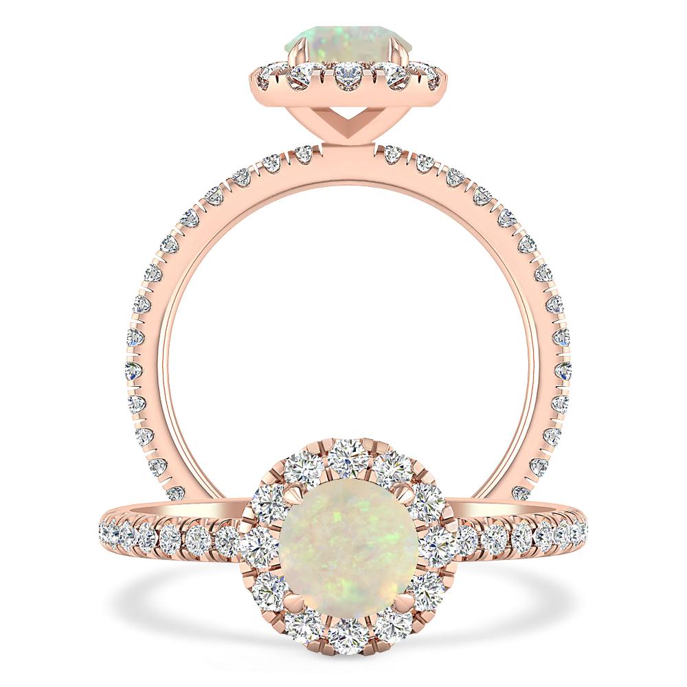 Rose Gold - Opal