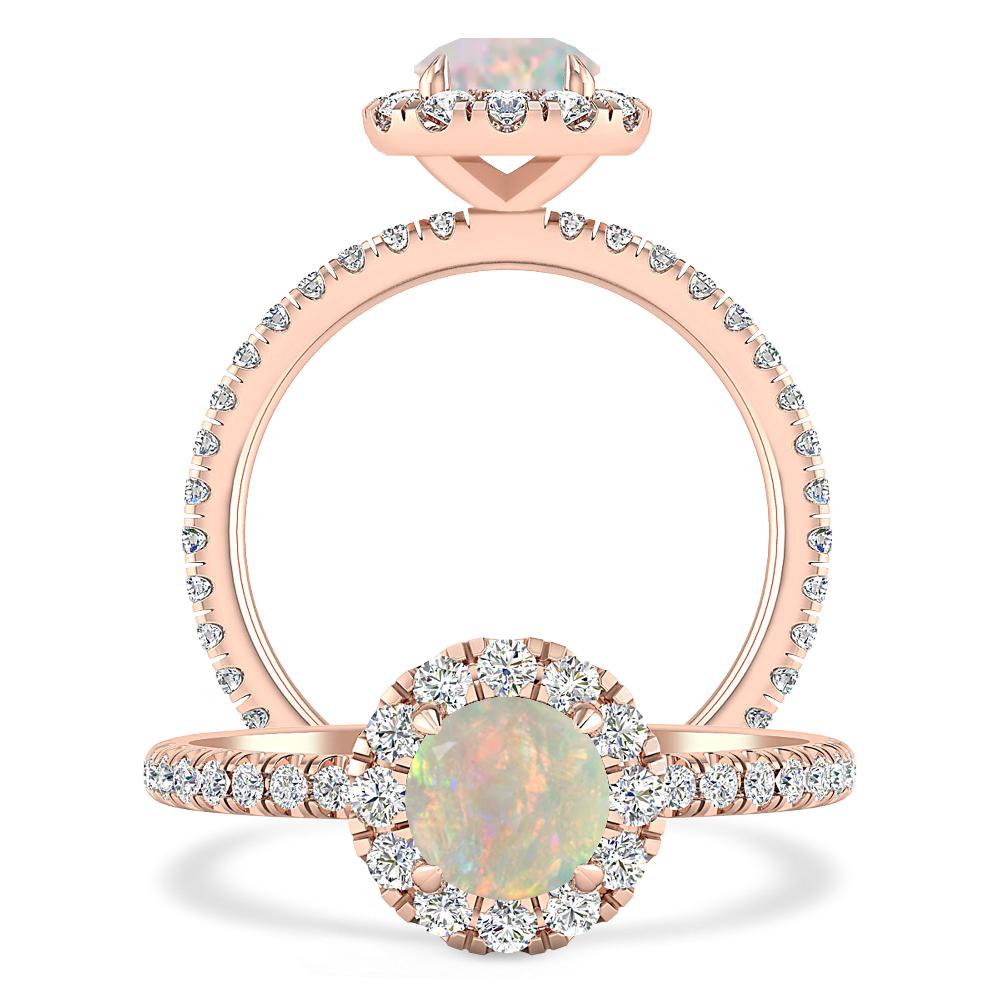 Rose Gold - Opal