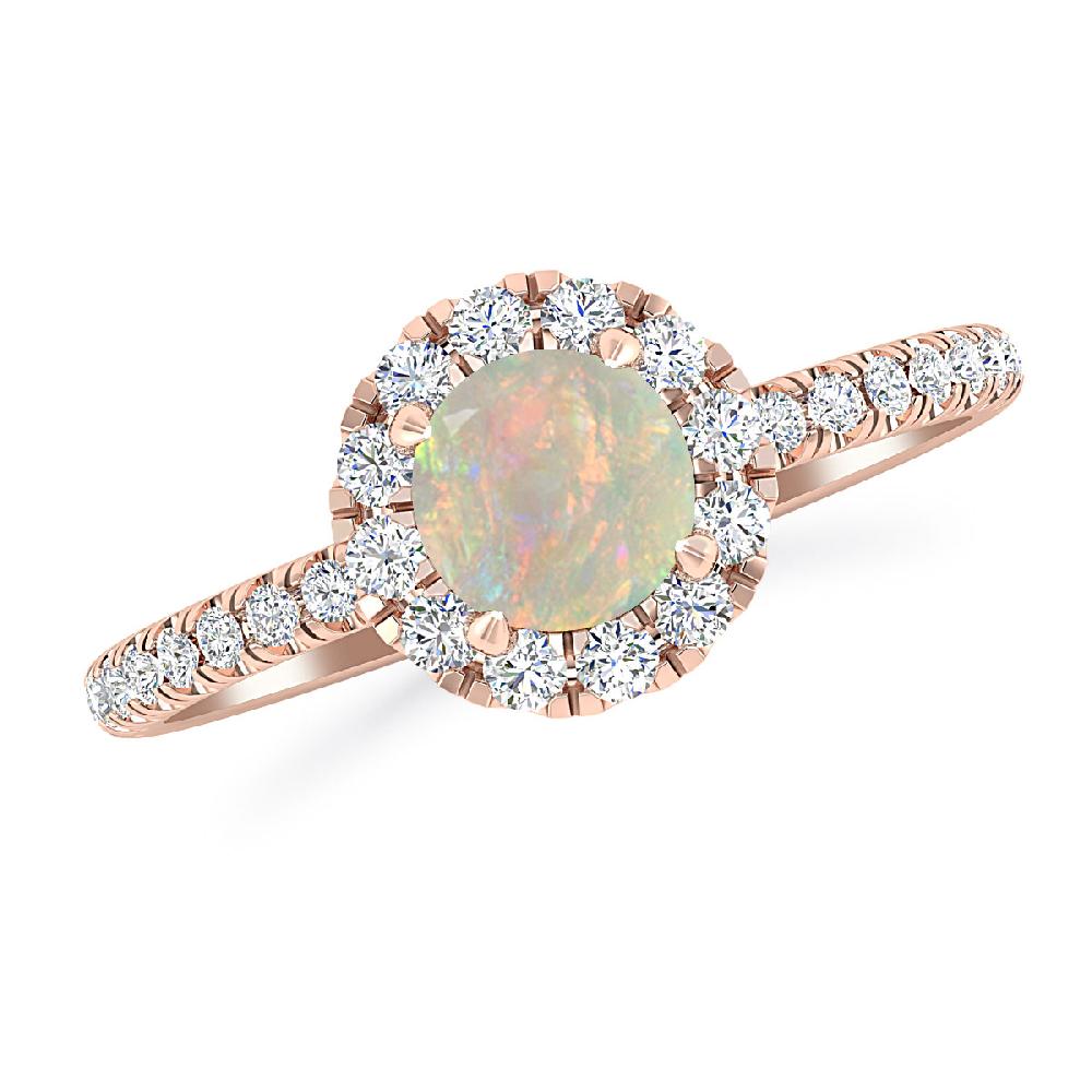 Rose Gold - Opal