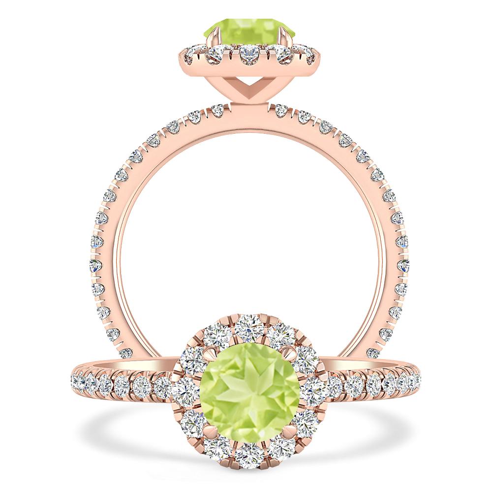 Rose Gold - Peridot