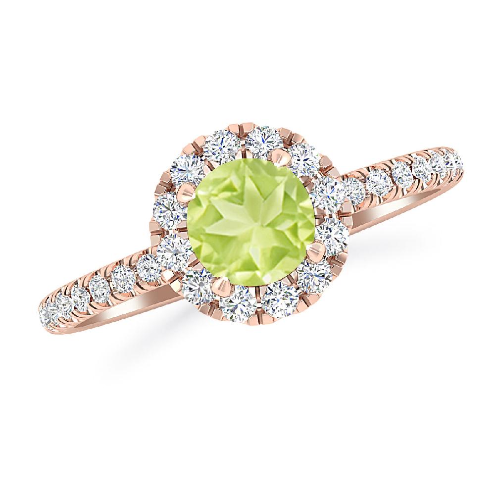 Rose Gold - Peridot