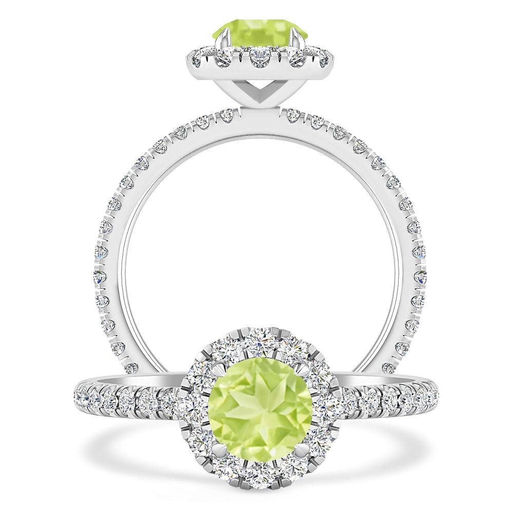 White Gold - Peridot