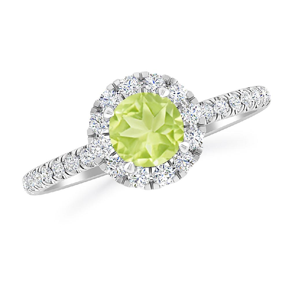 White Gold - Peridot