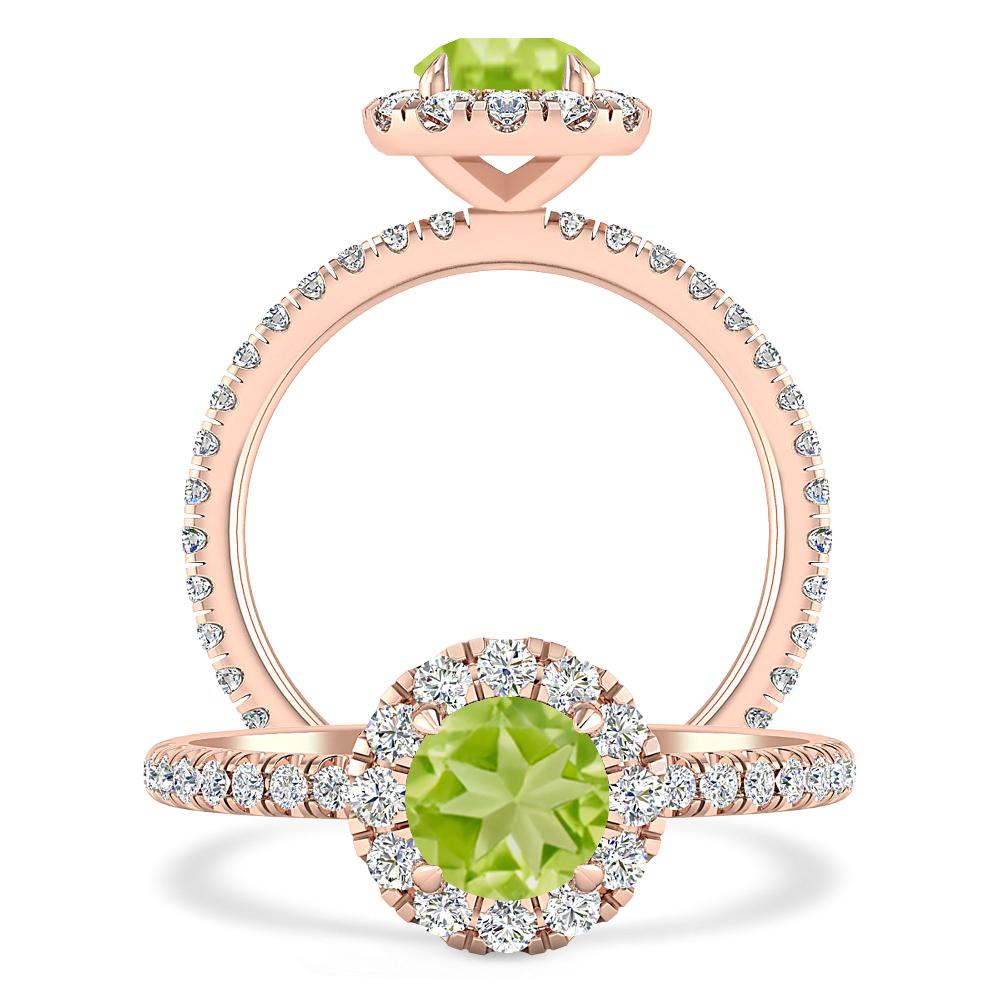 Rose Gold - Peridot