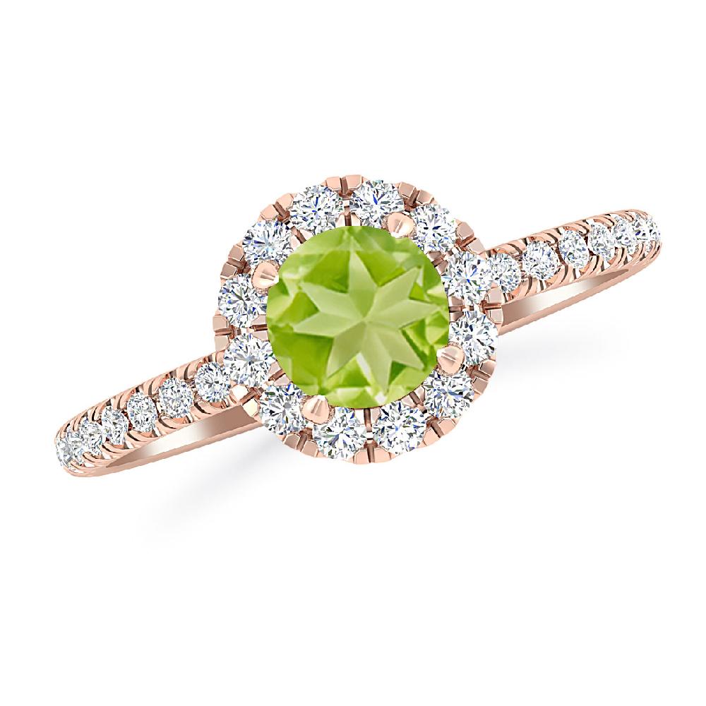 Rose Gold - Peridot