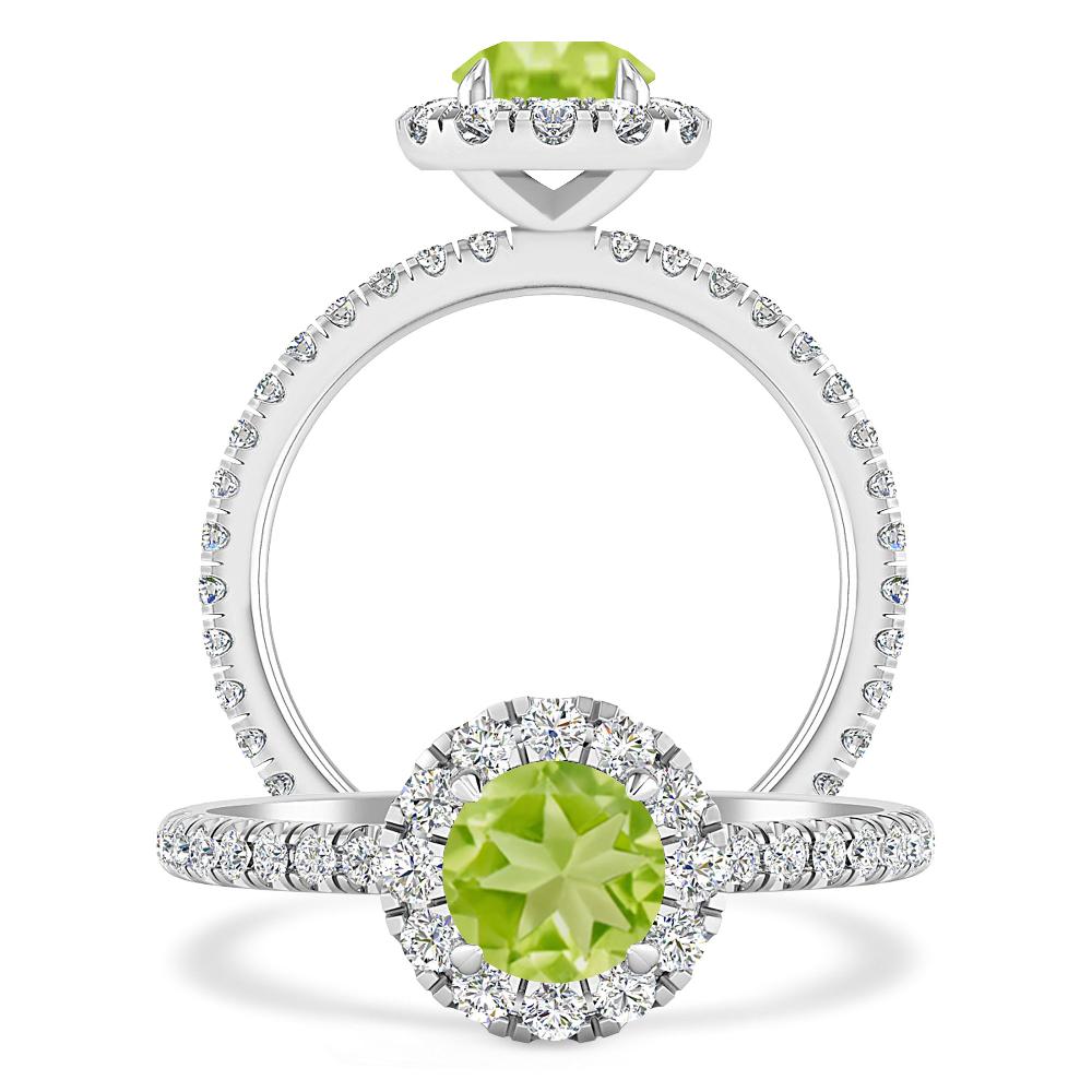 White Gold - Peridot